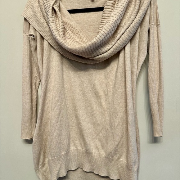 Victoria's Secret Cream Draped Neck Sweater XS - Picture 2 of 5